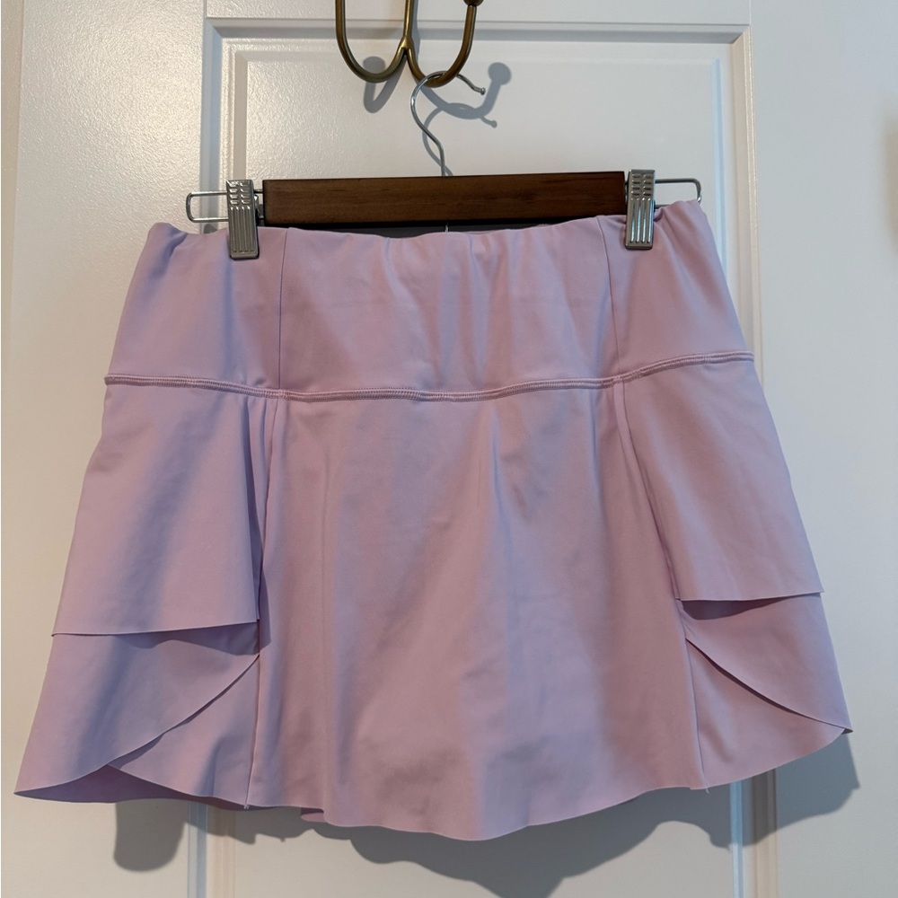 Athleta Lilac Layered Mini Tennis Skort